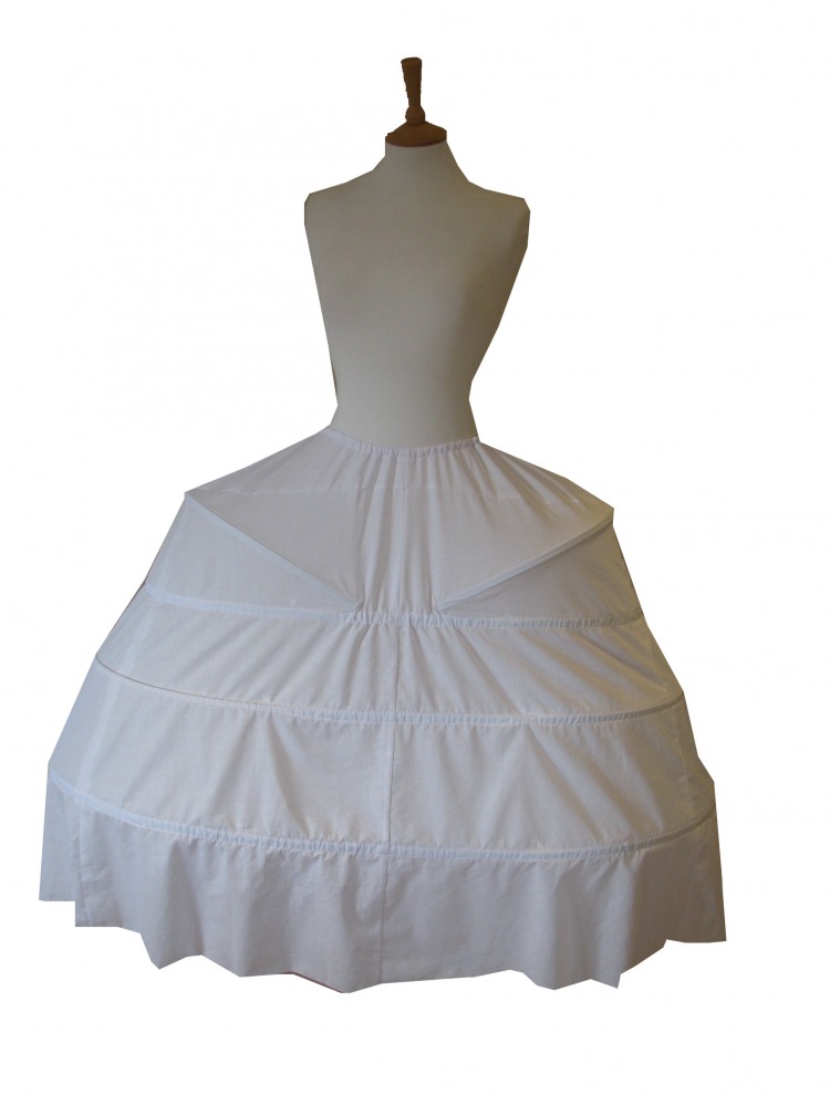 Ladies 18th Century Marie Antoinette Style Pannier Underskirt Image