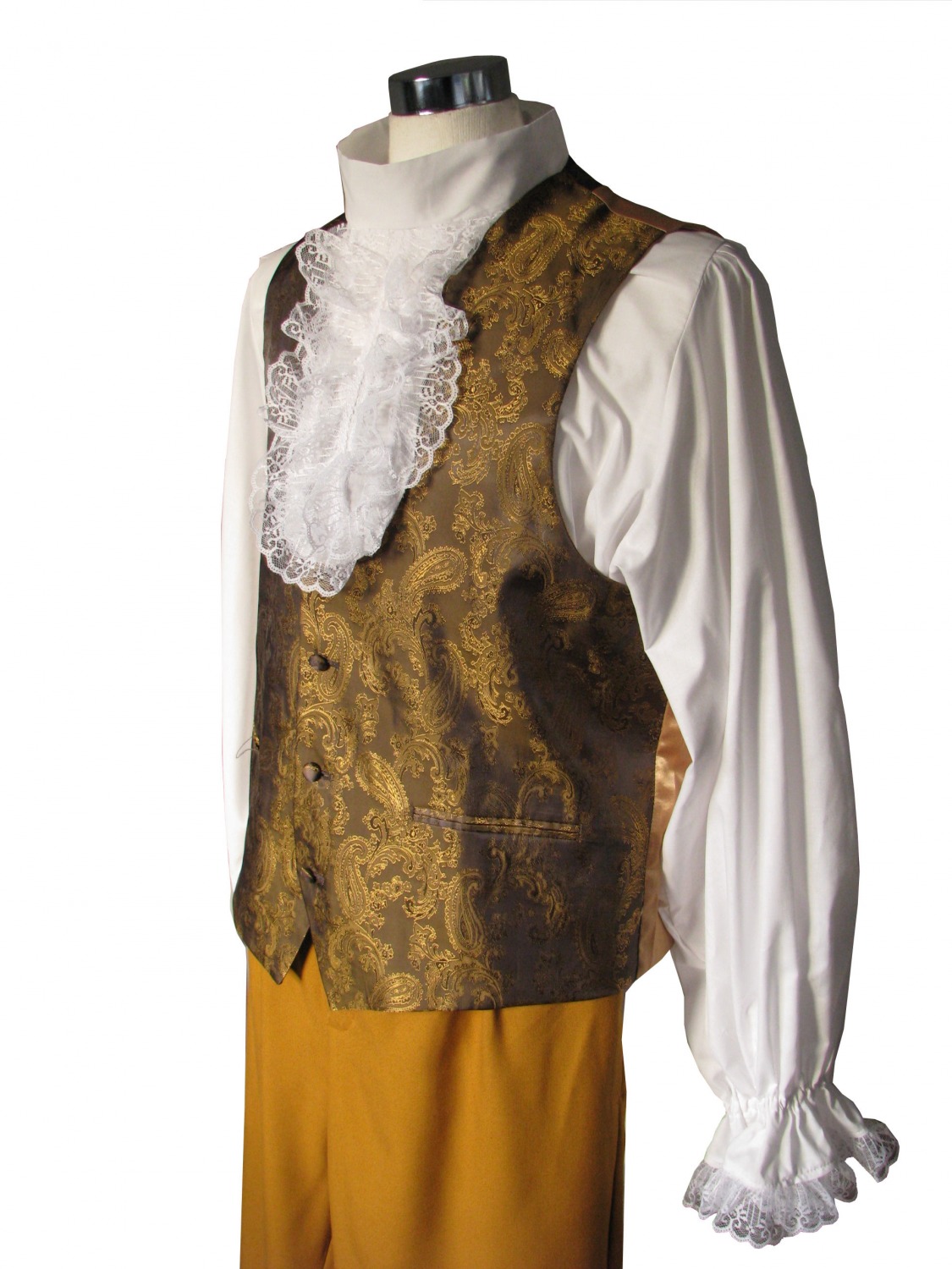 Deluxe Men's 18th Century Masked Ball Georgian Costume Image