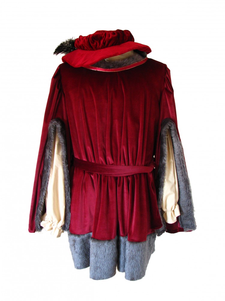 Men's Medieval Tudor Costume Image