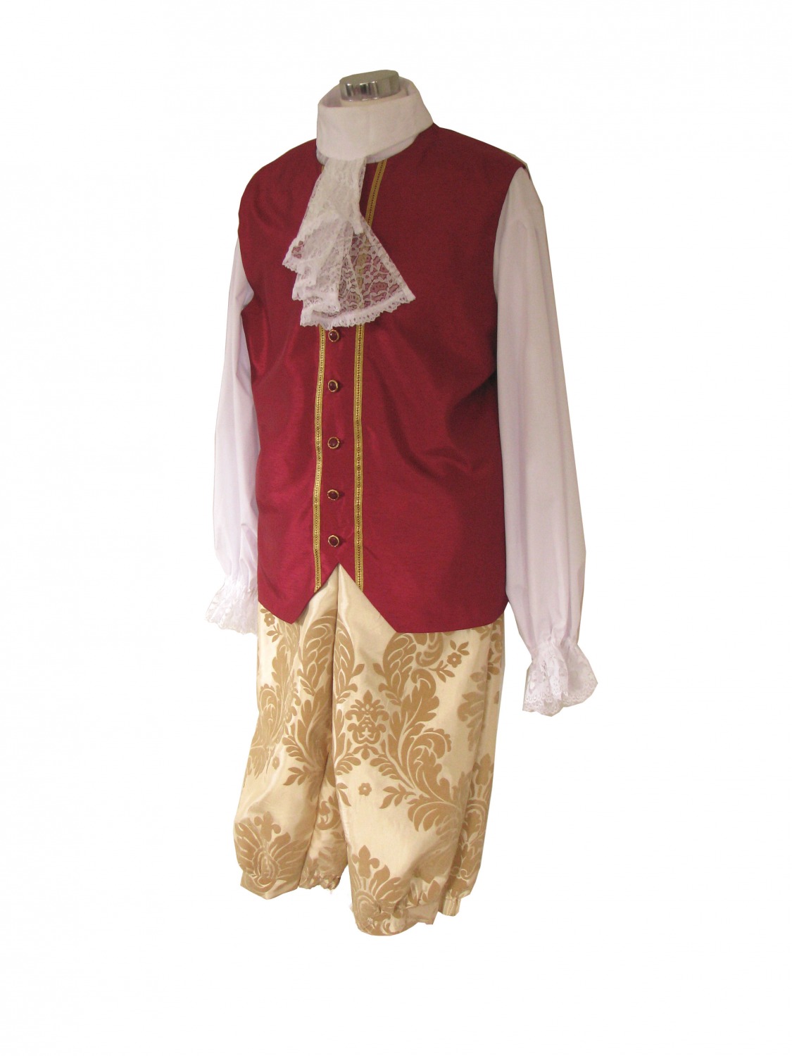 Deluxe Men's 18th Century Masked Ball Georgian Costume Image