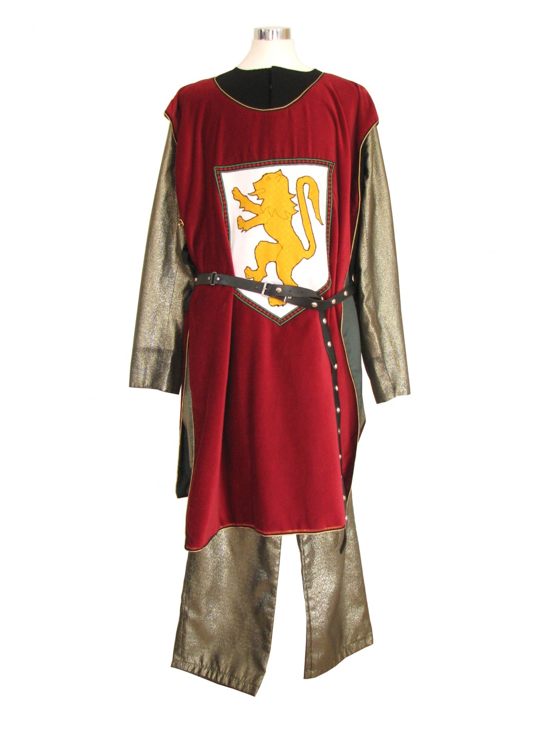 Men's Medieval King Arthur Costume Image. 