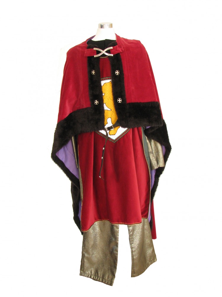 Men's Medieval King Arthur Costume Image