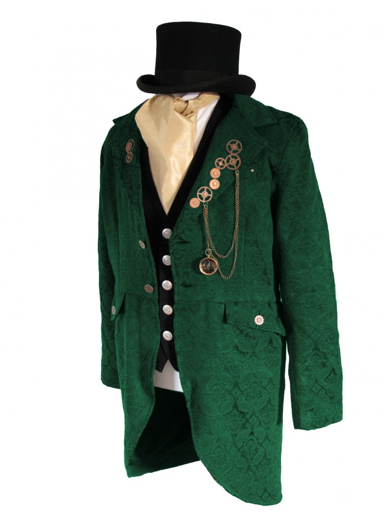 Men's Victorian Edwardian Steampunk Costume (XL) Image