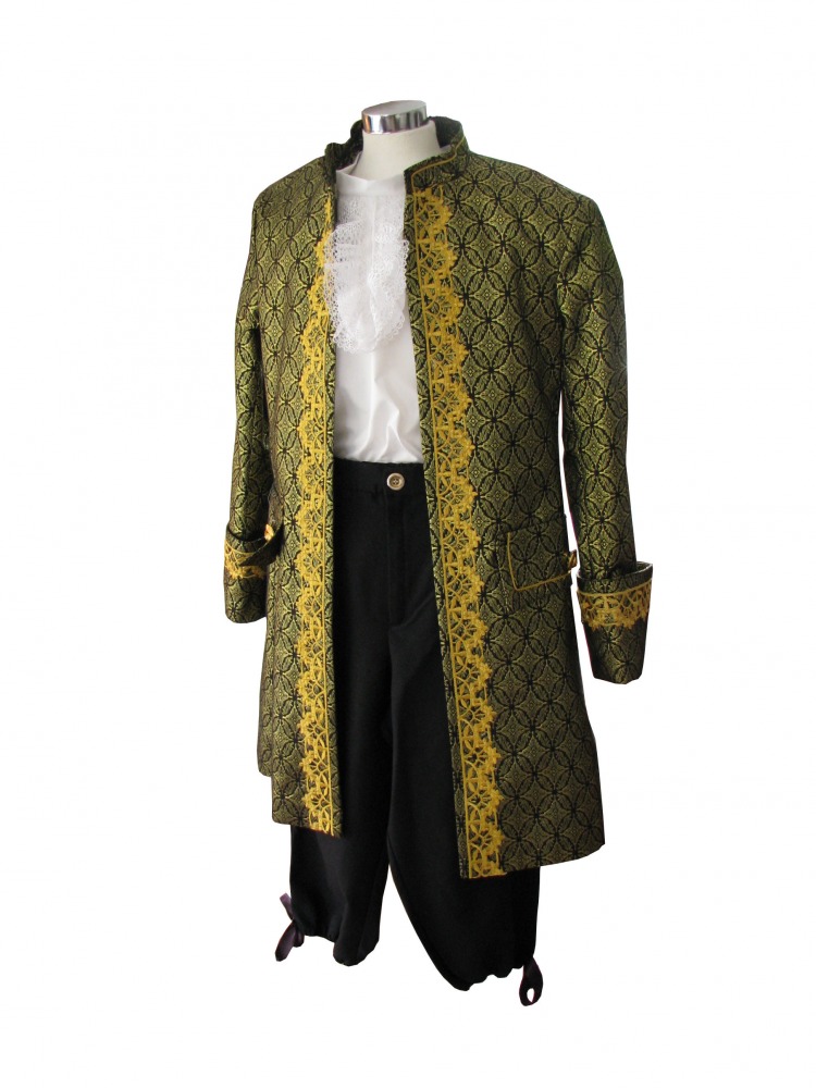 Men's Deluxe 18th Century Masked Ball Costume Image