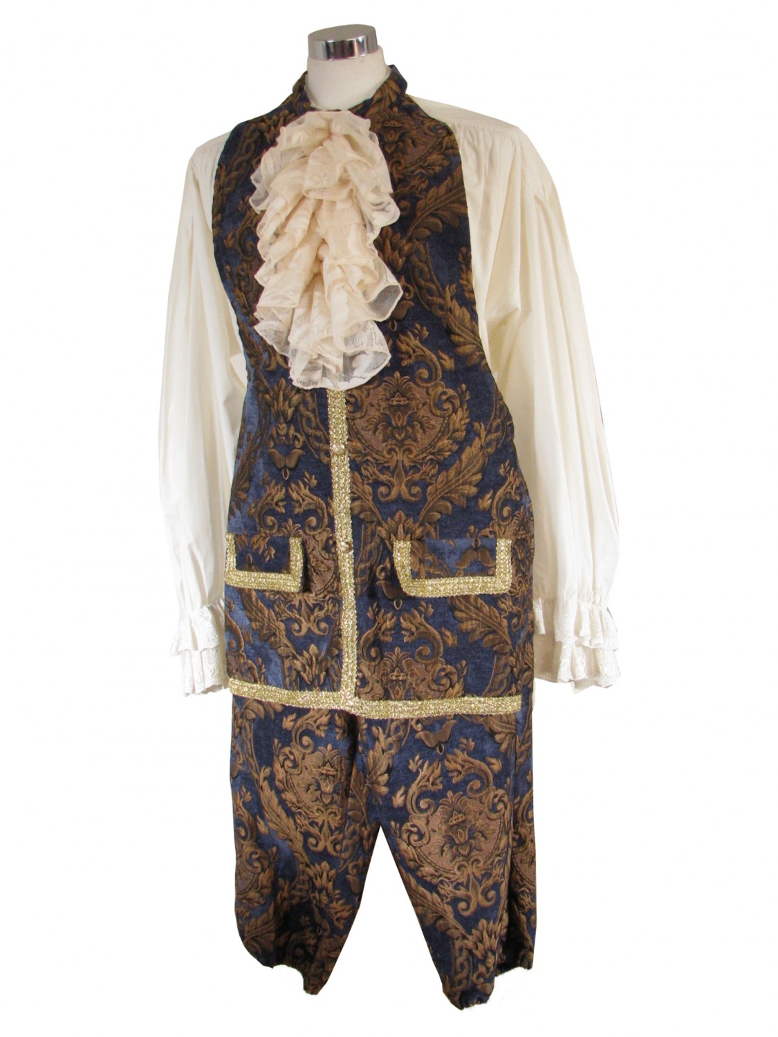 Deluxe Men's 18th Century Masked Ball Georgian Costume Image