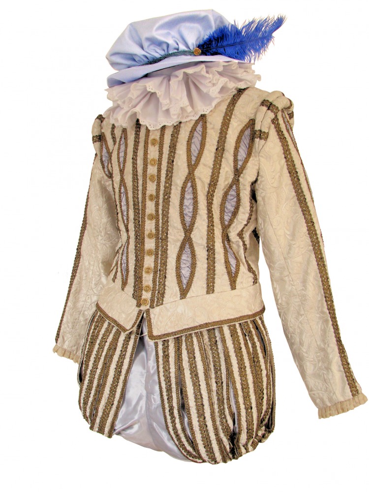 Men's Medieval Tudor Elizabethan Costume Image