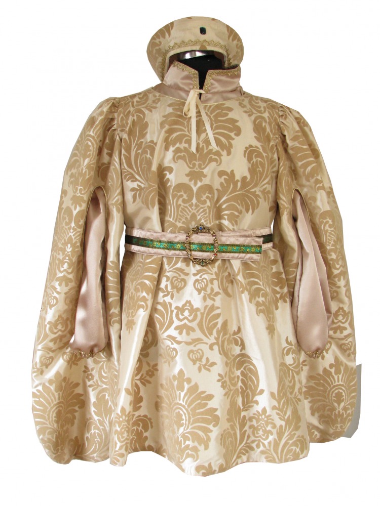 Men's Medieval Tudor Elizabethan Costume Image
