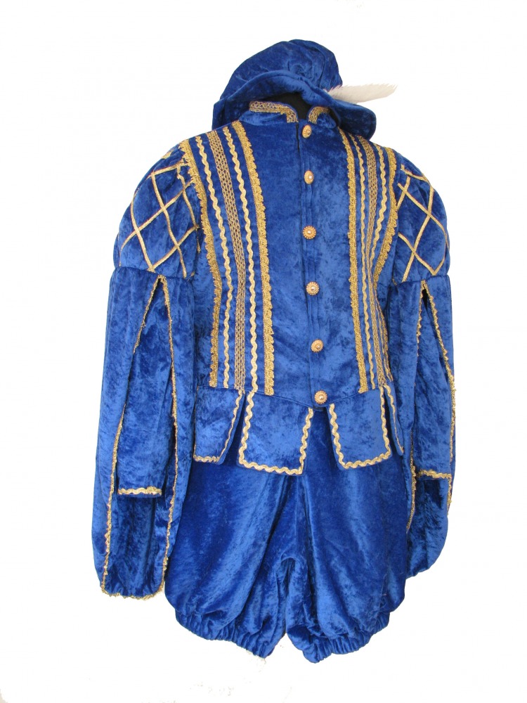 Men's Medieval Tudor Elizabethan Costume Image