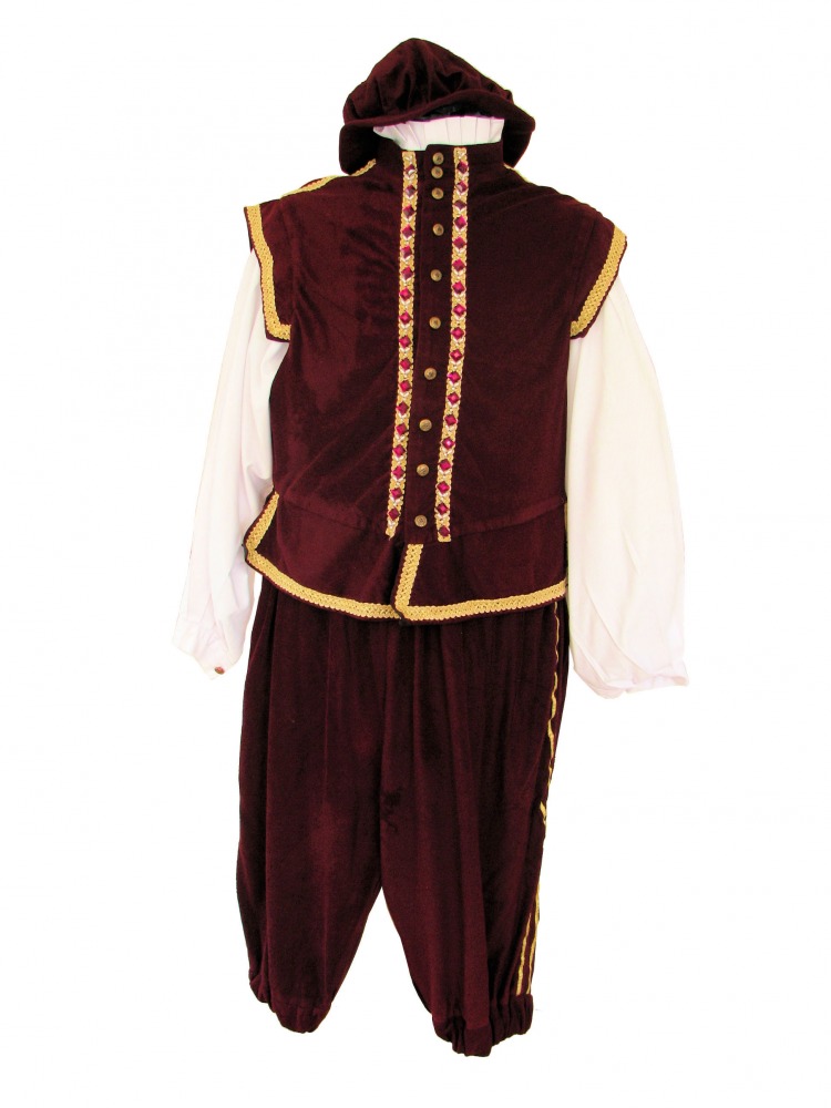 Men's Elizabethan Tudor Costume Image