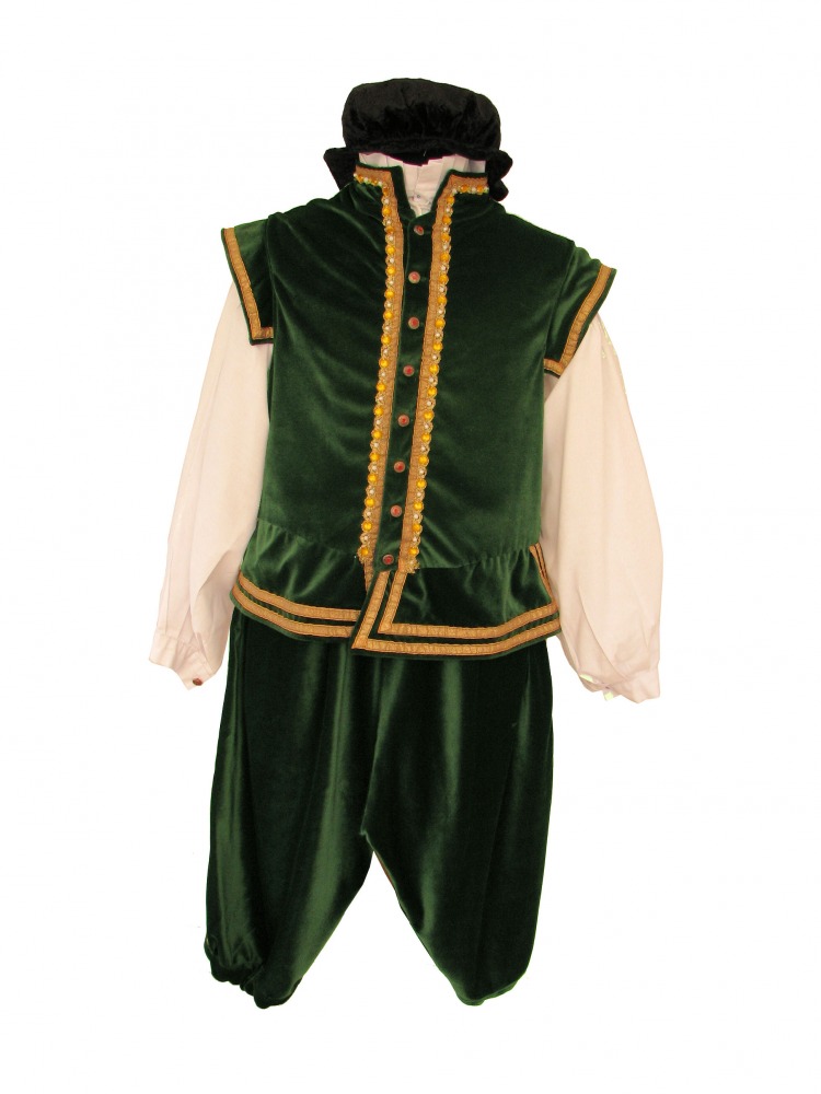 Men's Elizabethan Tudor Costume Image