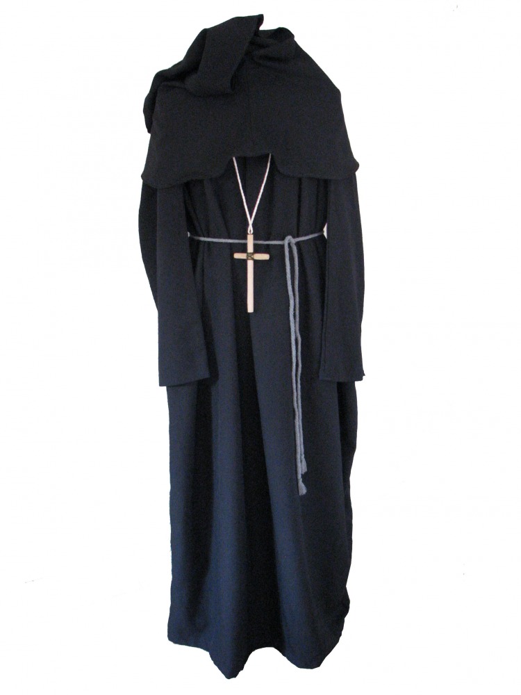 Men's Medieval Priest Monk Costume Image
