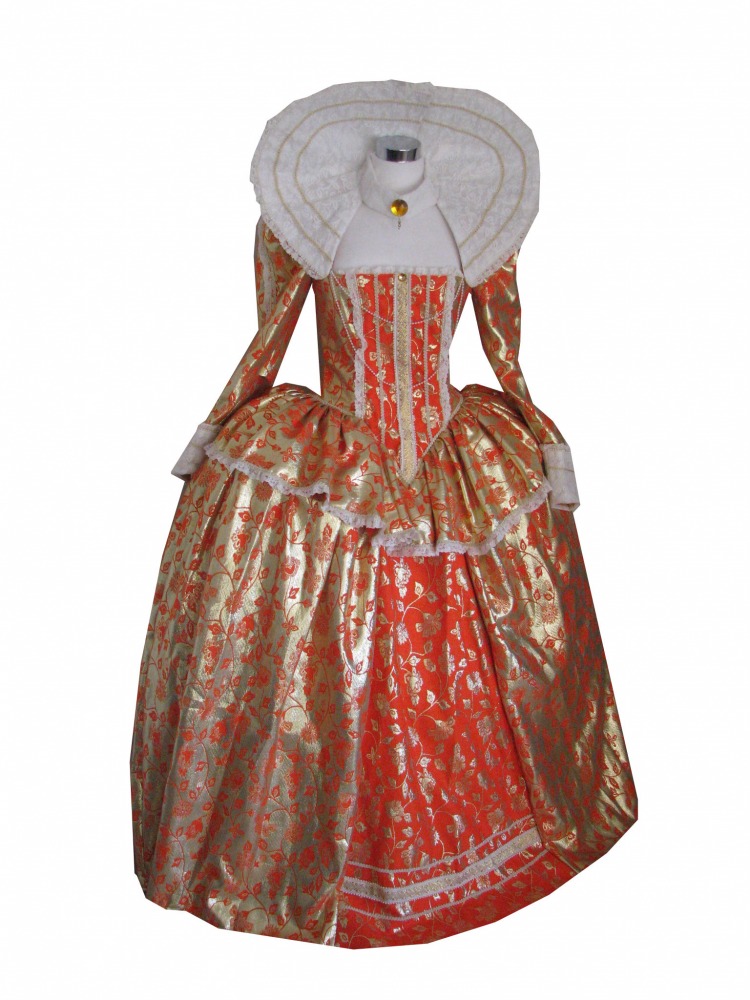 Ladies Elizabethan Tudor Queen Elizabeth 1 Costume Size 14 Complete Costumes Costume Hire