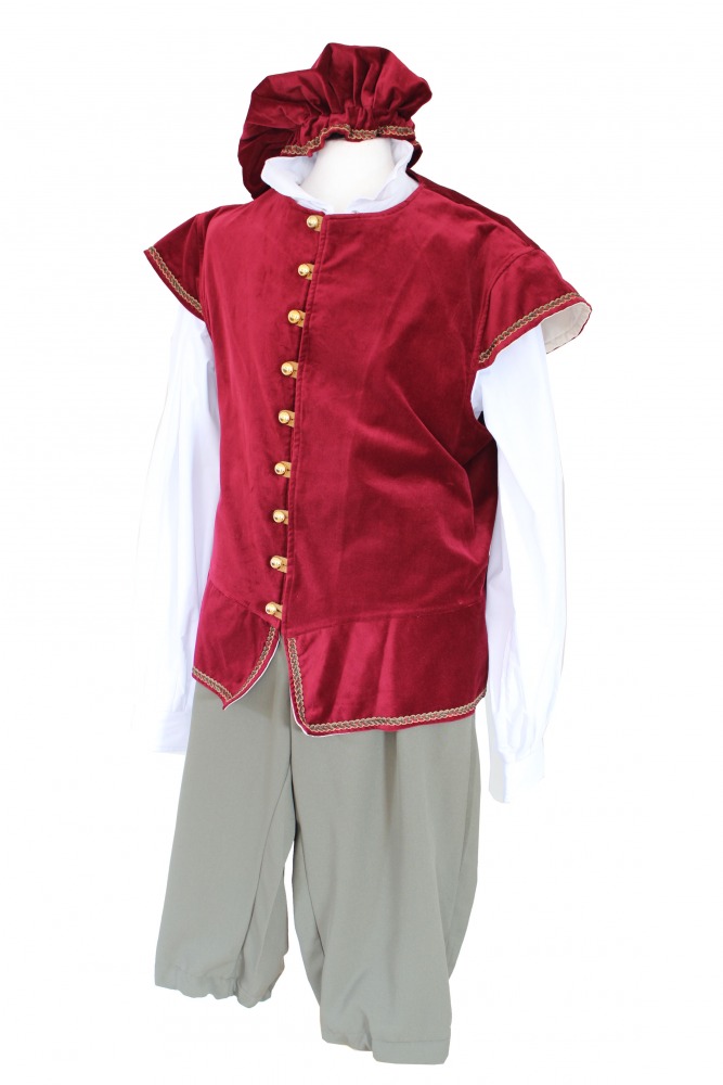 Men's Medieval Tudor Costume Image