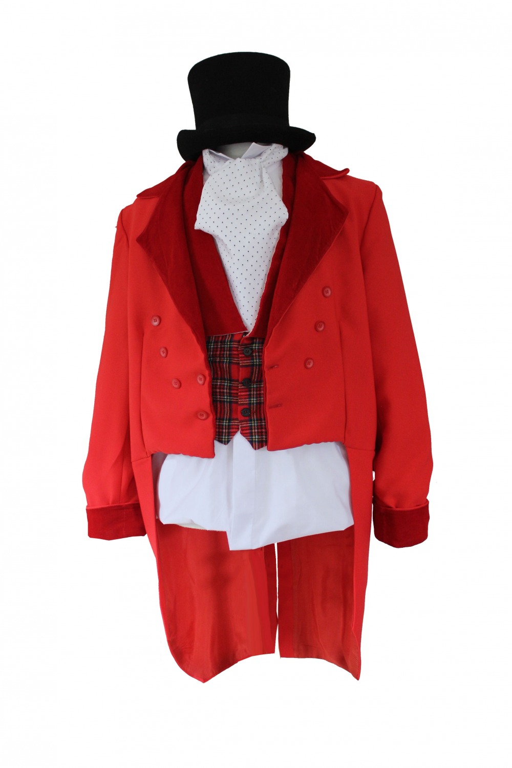 Men's Victorian Dickensian Carol Singer Costume Image