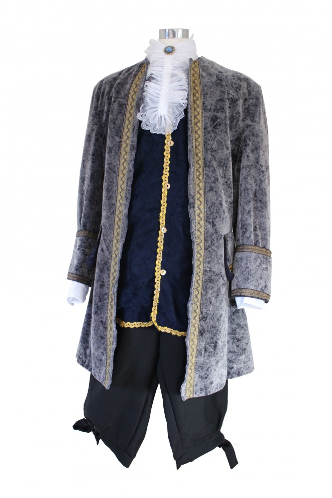Men's 18th Century Georgian Masked Ball Costume Image