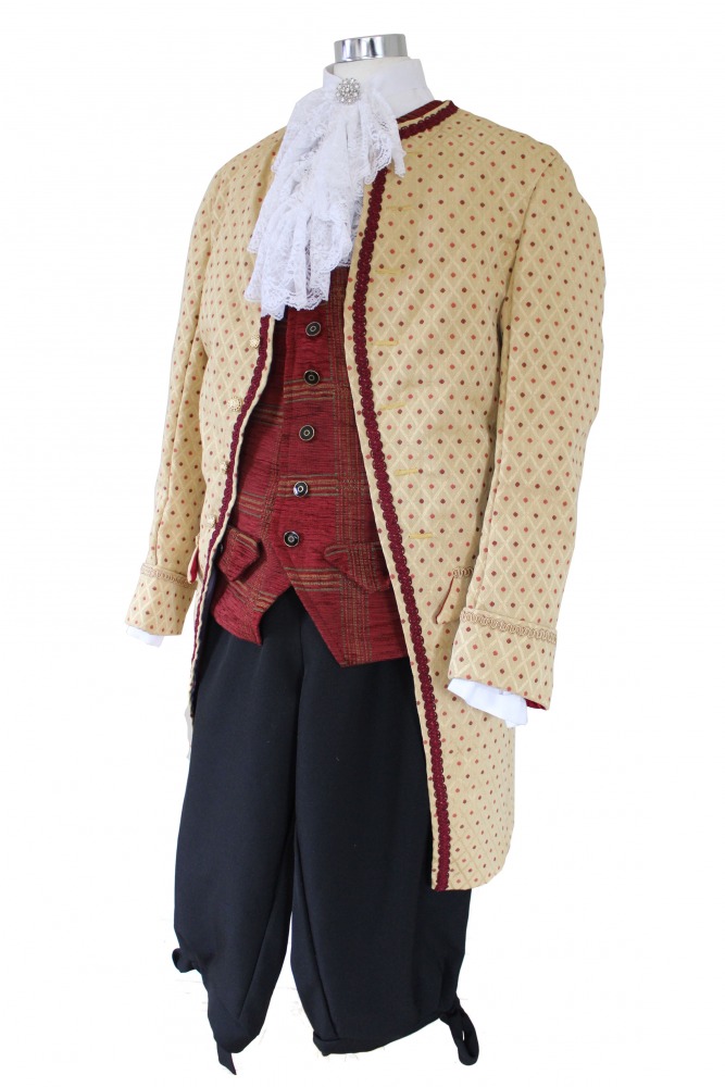 Men's Deluxe 18th Century Masked Ball Georgian Costume Image