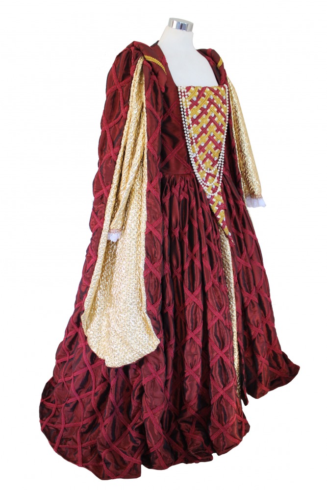 Ladies Deluxe Tudor Elizabethan Queen Elizabeth 1 ...