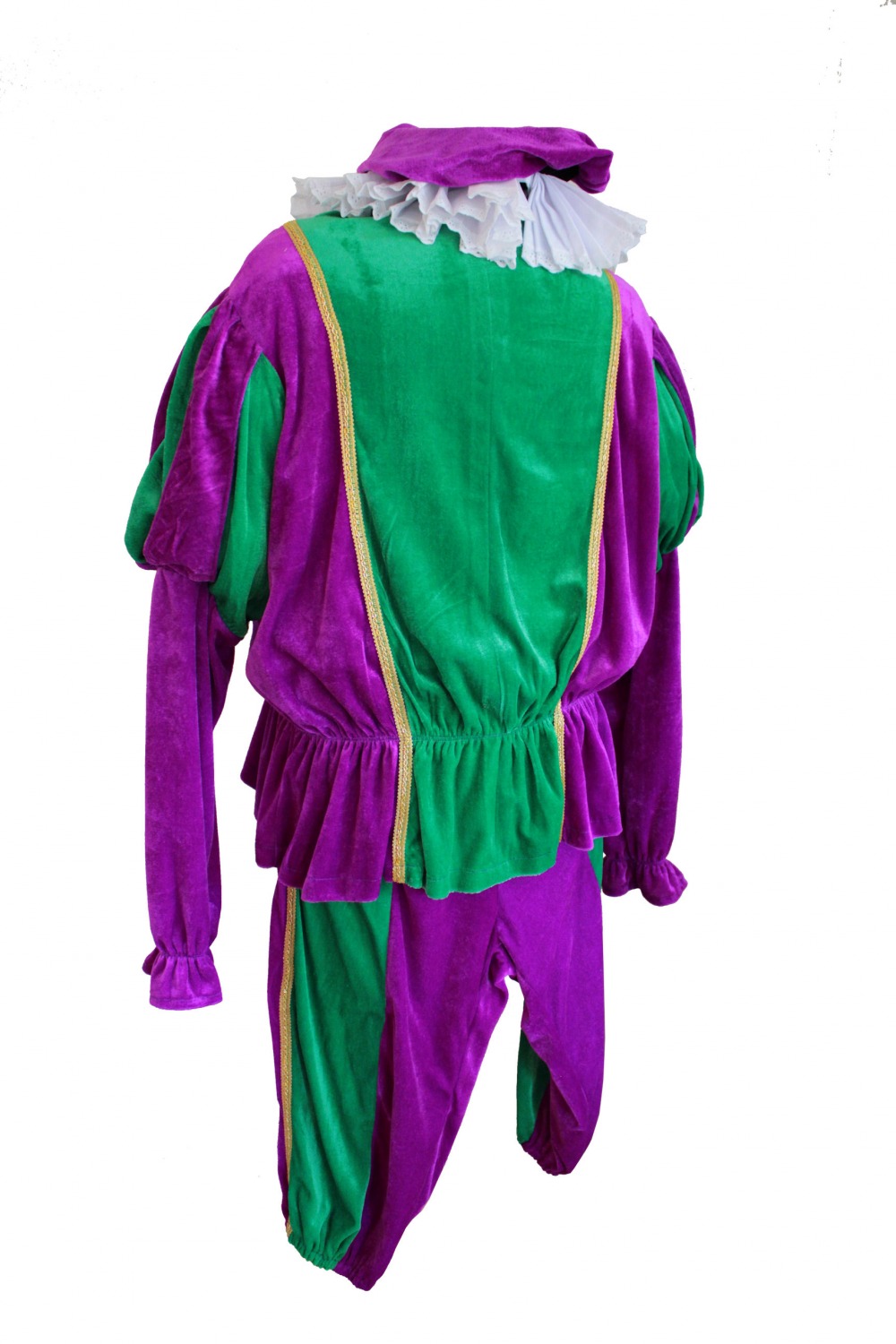 Men's Medieval Tudor Elizabethan Costume Jester Size XXL Image