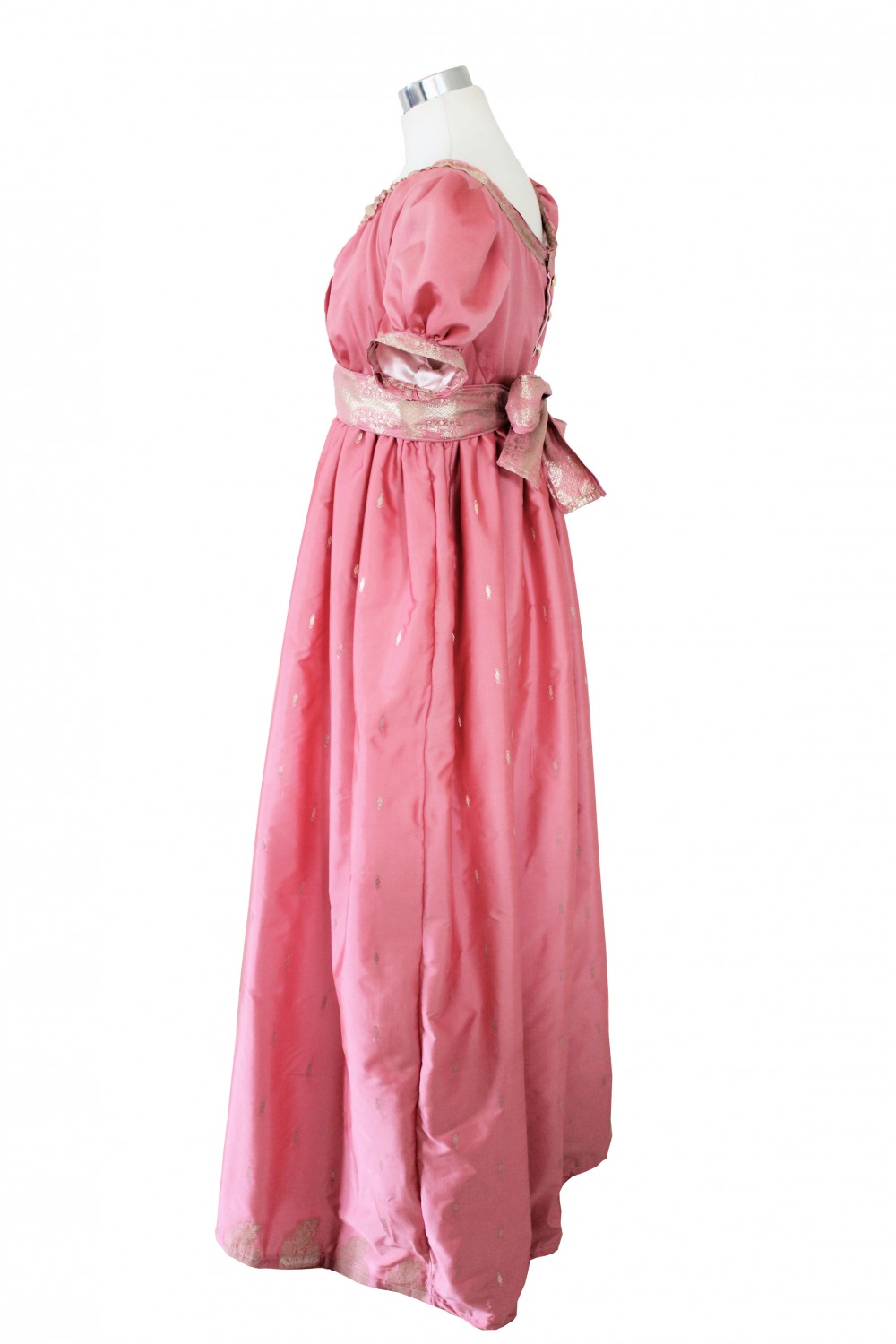 Ladies 19th Century Regency Jane Austen Evening Ball Gown Size 14 Image