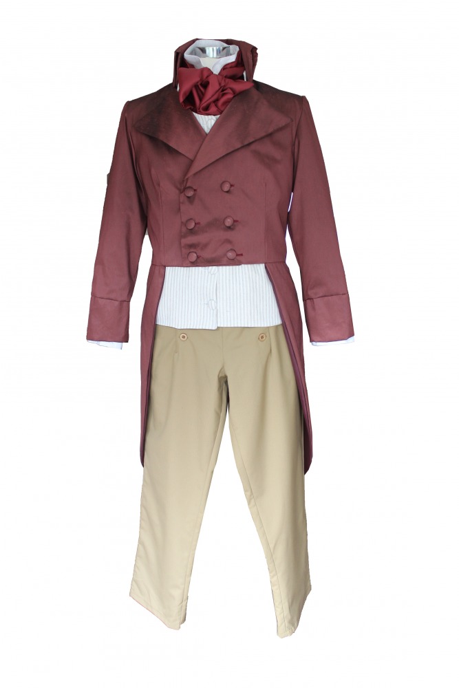 Men's Regency Mr. Darcy 19th Century Victorian Costume Size M Image