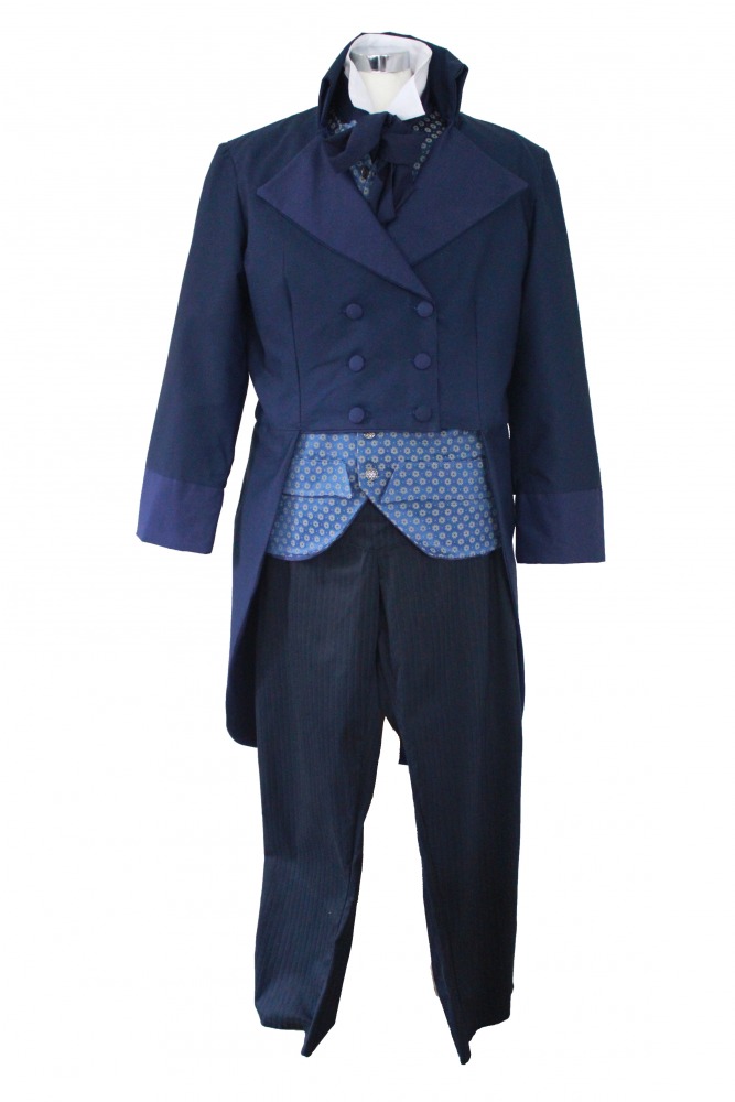 Deluxe Men's Regency Mr. Darcy Victorian Costume Size XL Image