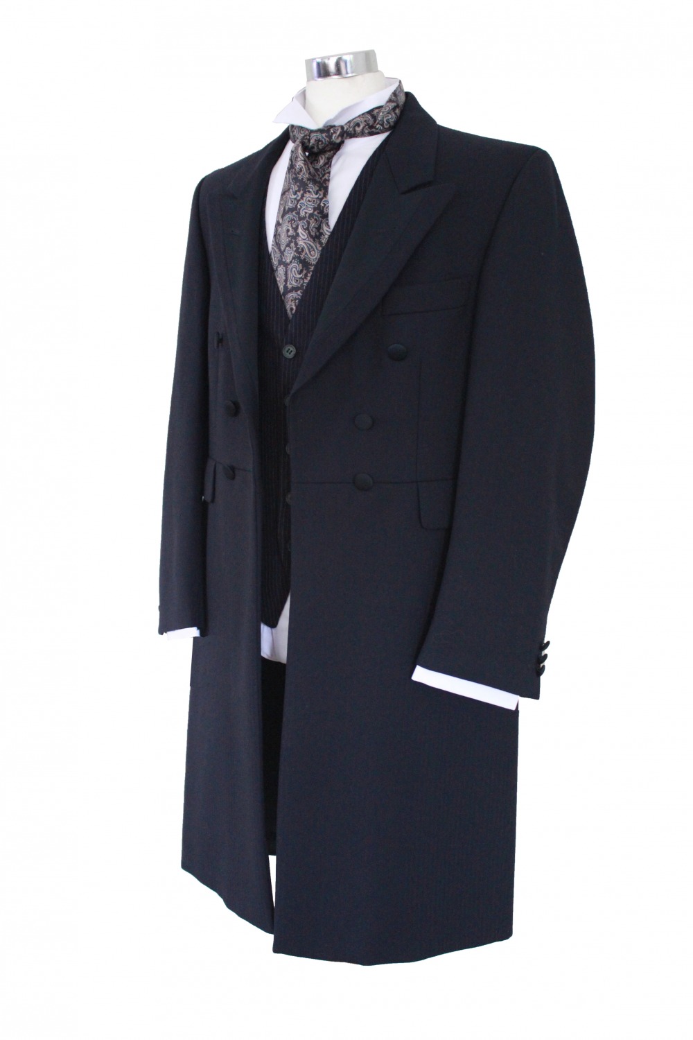 Double-breasted frock coat ; Full dress coat ; Tuxedo ; Cutaway walking coat  - NYPL Digital Collections
