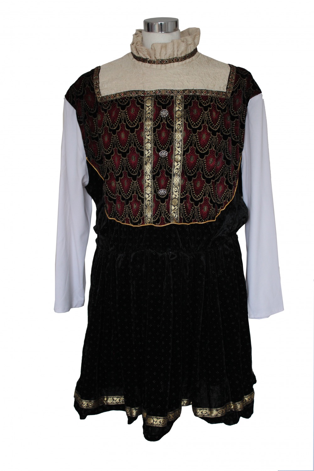 Men's Medieval Tudor Elizabethan Henry V111 Costume Image