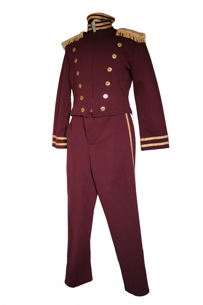 Men's Buttons Bell Boy Pantomime Costume Size M - L - Complete Costumes ...