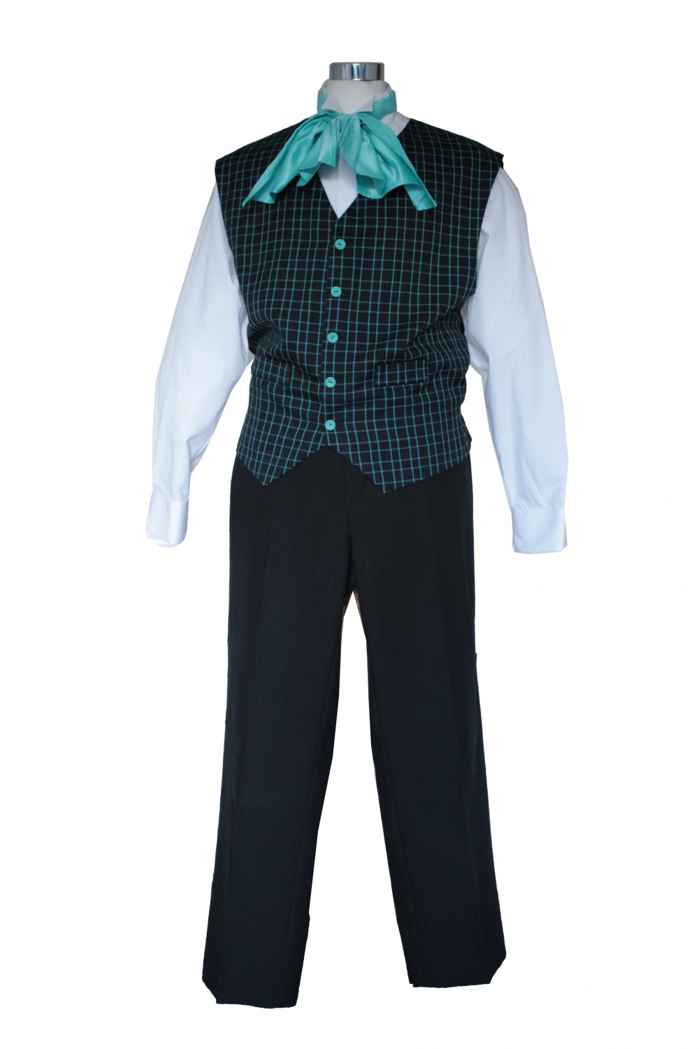 Men's Victorian Edwardian Charles Dickens Costume Size Medium Large Image