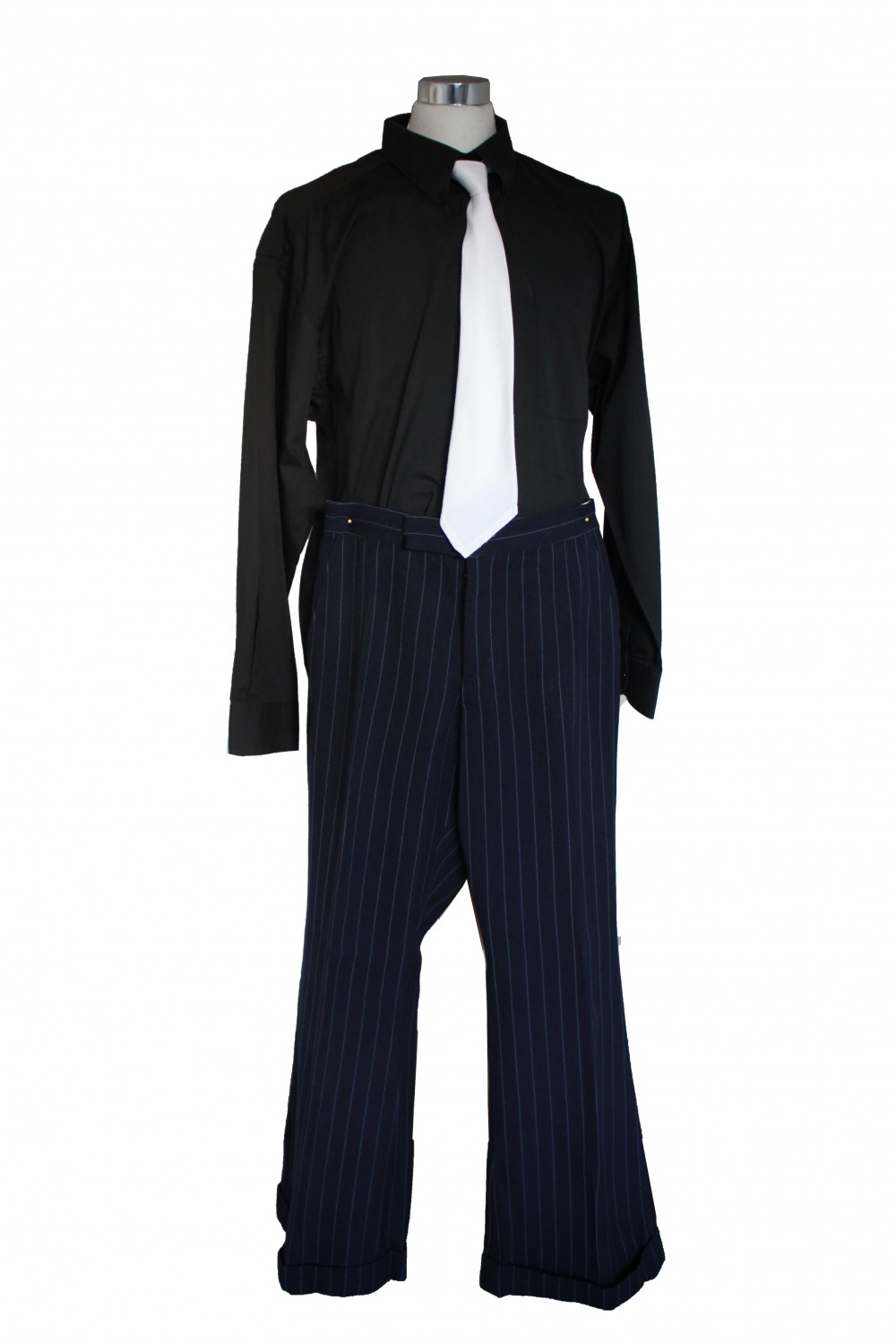 Mens 1920s 1930s Gangster Blues Brothers Costume Size S Image