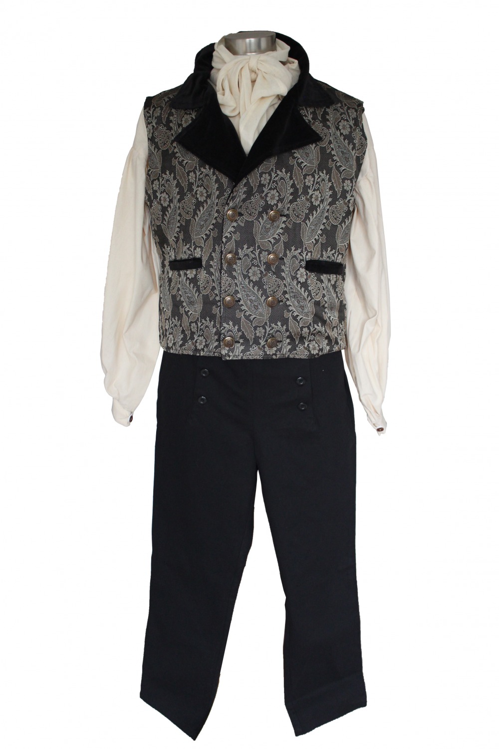 Deluxe Men's Regency Mr.Darcy Victorian Costume Size M L  Image