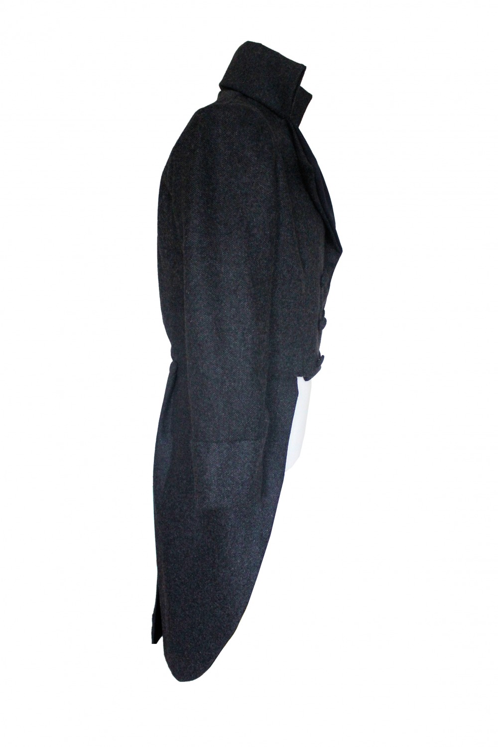 For Sale Men's Handmade Woolen Deluxe Mr.Darcy Regency Victorian Tailcoat Size Medium Ready To Go! Image