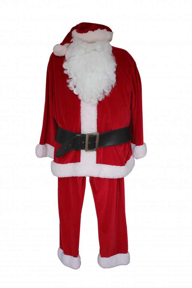 Men's Quality Deluxe Father Christmas Santa Costume Image