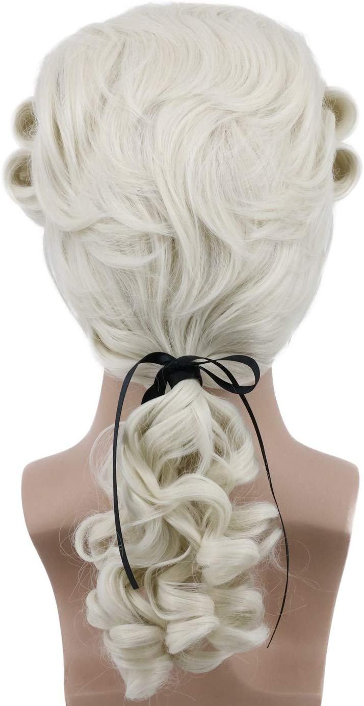 Boy's Deluxe Masked Ball Georgian Wig Image