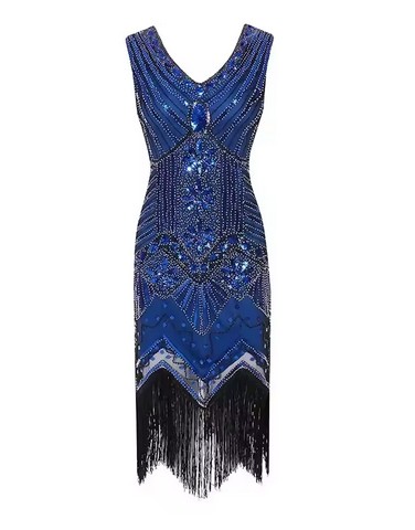 For Sale Ladies 1920s Flapper Sequinned Dress Costume Gatsby The Great Gatsby Image