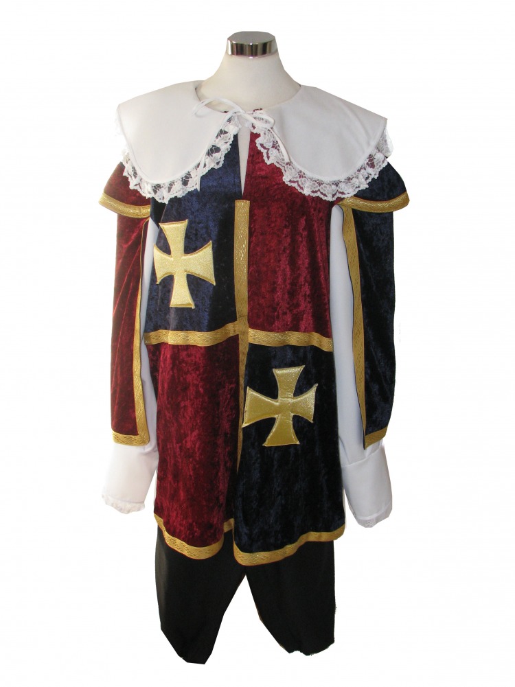 Mens 17th Century Musketeer Costume Image