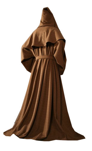 Mens Medieval Monk Costume Size XXL Image