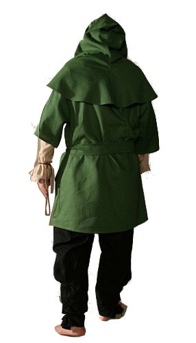 Men's Medieval Tudor Robin Hood Bowman Costume Image