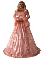 Ladies Pink Lacy Handmade Regency Parasol 