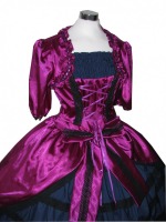 Ladies Long Black Ruched Satin Over The Elbow Opera Gloves