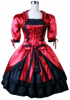 Ladies Long Black Ruched Satin Over The Elbow Opera Gloves