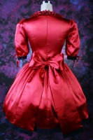 Ladies Long Black Ruched Satin Over The Elbow Opera Gloves