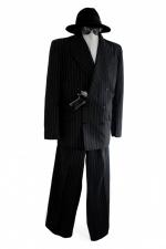Mens 1920s 1930s Gangster Blues Brothers Costume
