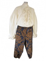 Men's 18th Century Georgian Masked Ball Shoes Size 40