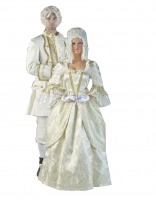 Men's Deluxe Masked Ball Georgian Wig