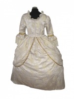 Ladies Long White Satin Over The Elbow Opera Gloves