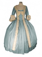 Ladies White 18th Century Marie Antoinette Masked Ball Feather Fan