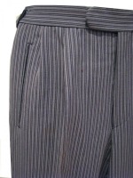 Men's Victorian Edwardian Pinstriped Morning Suit Trousers W36 L31