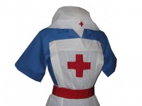 Ladies 1940s Wartime Red Cross Nurse Costume Size 10