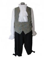 Men's Deluxe Masked Ball Georgian Wig